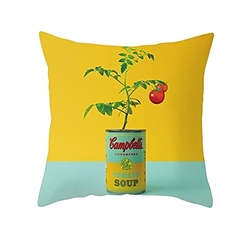 Housse de coussin Tomate style 50x50 cm