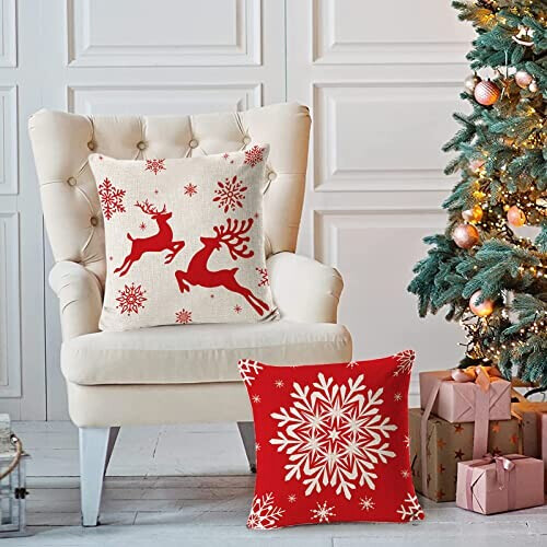 Housse de coussin Noël 45x45 cm variant 3 