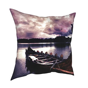 Housse de coussin Viking noir 45.7x45.7 cm