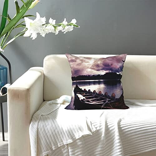 Housse de coussin Viking noir 45.7x45.7 cm variant 5 