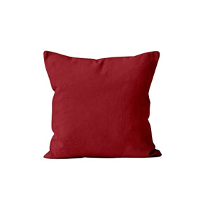 Housse de coussin rouge 40x40 cm
