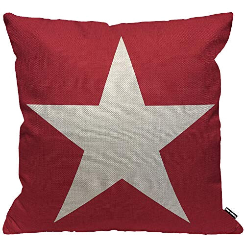 Housse de coussin rouge multi 45x45 cm