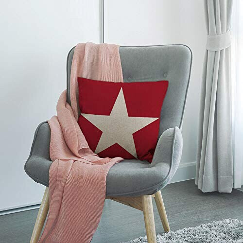 Housse de coussin rouge multi 45x45 cm variant 2 