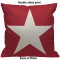 Housse de coussin rouge multi 45x45 cm - miniature variant 1