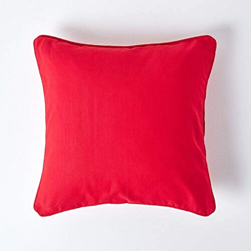 Housse de coussin rouge 30x30 cm