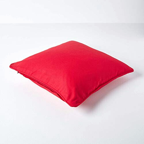 Housse de coussin rouge 30x30 cm variant 1 