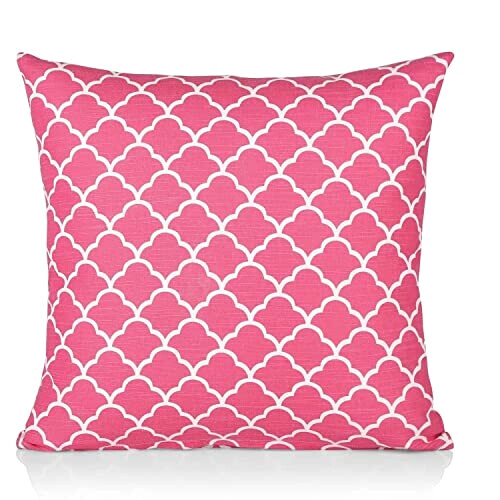 Housse de coussin rose coton 45x45 cm variant 2 