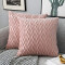 Housse de coussin rose 45x45 cm - miniature