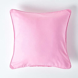 Housse de coussin rose 30x30 cm