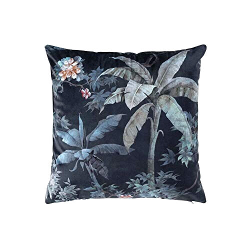 Housse de coussin bleu 1 pièces