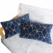 Housse de coussin bleu navy 2 pièces 30x50 cm - miniature