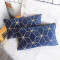 Housse de coussin bleu navy 2 pièces 30x50 cm - miniature variant 1