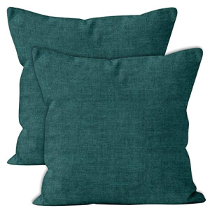 Housse de coussin bleu azul 2 pièces 60x60 cm