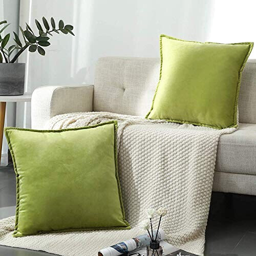 Housse de coussin vert herbe 40x40 cm variant 0 