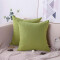 Housse de coussin vert 2 pièces 45x45 cm - miniature