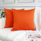 Housse de coussin orange 6 pièces 45x45 cm - miniature variant 2