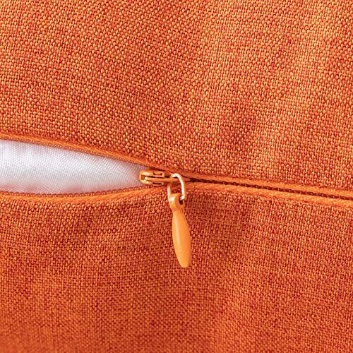 Housse de coussin orange 2 pièces 40x40 cm variant 0 