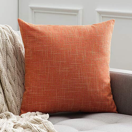 Housse de coussin orange 2 pièces 45x45 cm variant 0 