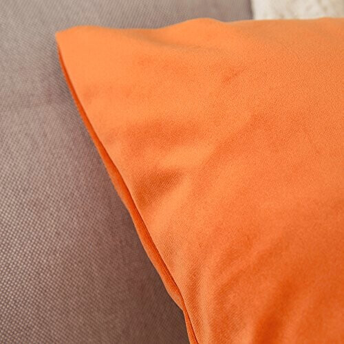 Housse de coussin orange 2 pièces 60x60 cm variant 0 