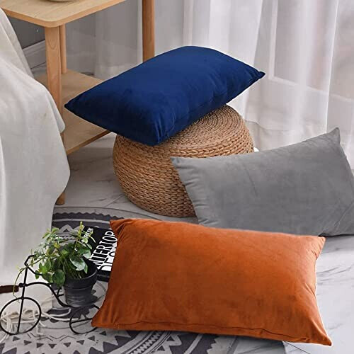 Housse de coussin orange 30x50 cm variant 3 