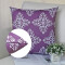 Housse de coussin violet 4 pièces 40x40 cm - miniature variant 3