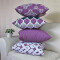 Housse de coussin violet 4 pièces 40x40 cm - miniature variant 6