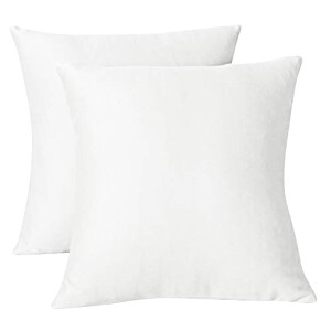 Housse de coussin blanc 40x40 cm