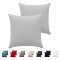 Housse de coussin gris coton 2 pièces 40x40 cm - miniature