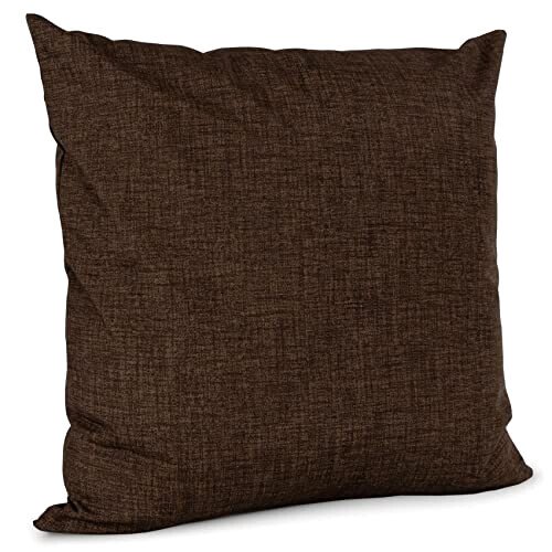 Housse de coussin marron foncé 40x40 cm