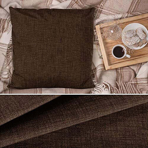 Housse de coussin marron foncé 40x40 cm variant 0 