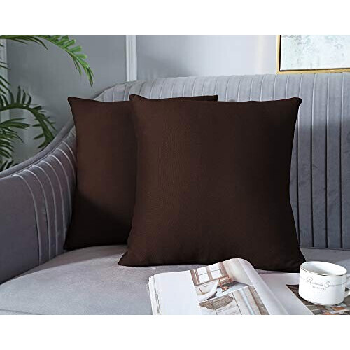 Housse de coussin marron 40x40 cm variant 3 