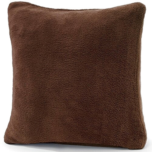 Housse de coussin marron foncé 2 pièces 40x40 cm variant 1 