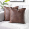 Housse de coussin marron foncé 2 pièces 45x45 cm - miniature variant 4