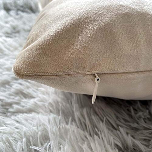 Housse de coussin beige 2 pièces 45x45 cm variant 1 