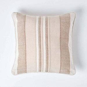 Housse de coussin beige 60x60 cm